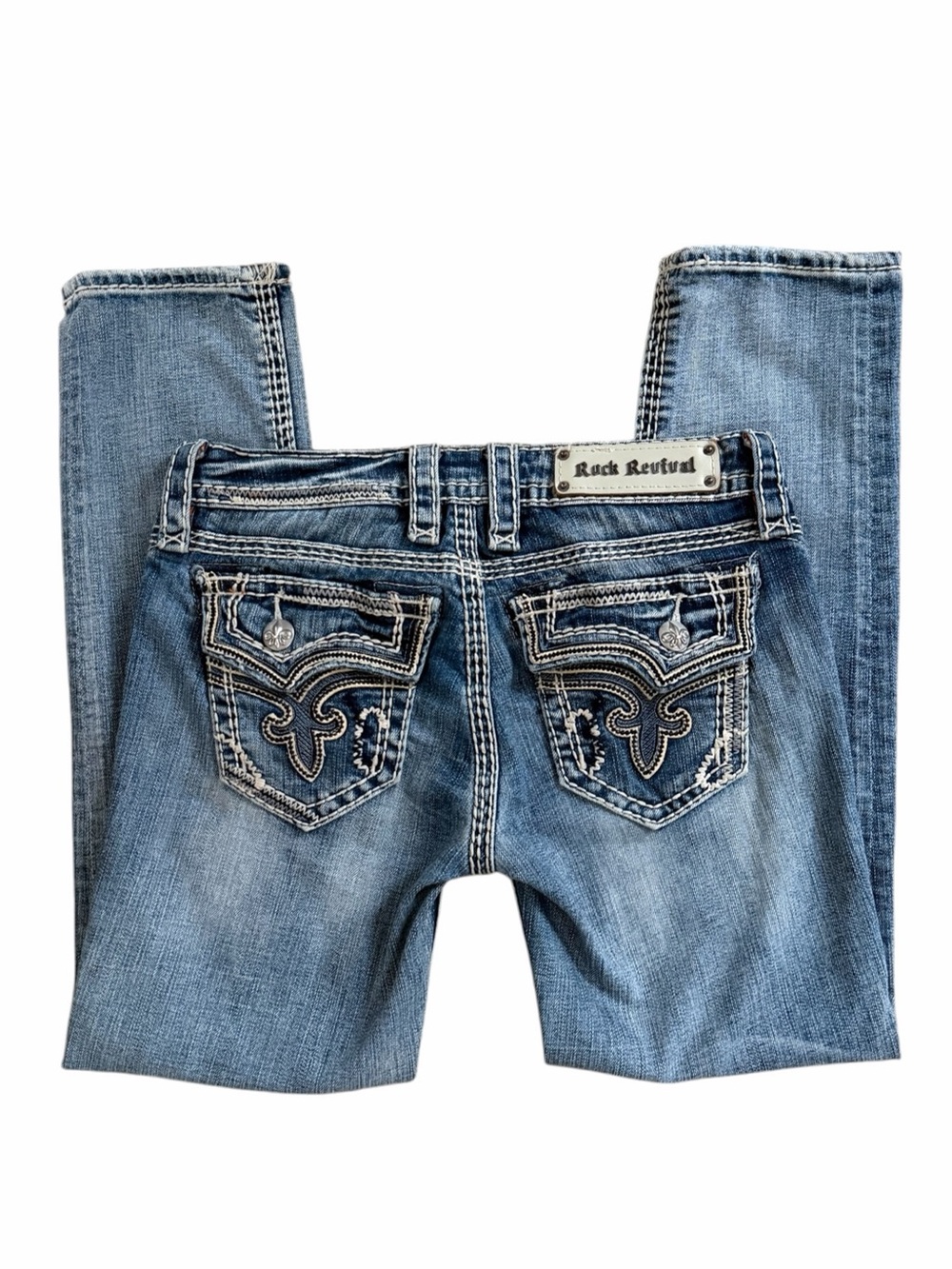 Rock Revival Kai Crop Capri Jeans Size 27 Style: E8322P8